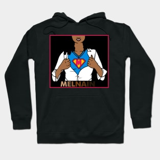 Afro African Woman, Melanin Superhero Hoodie